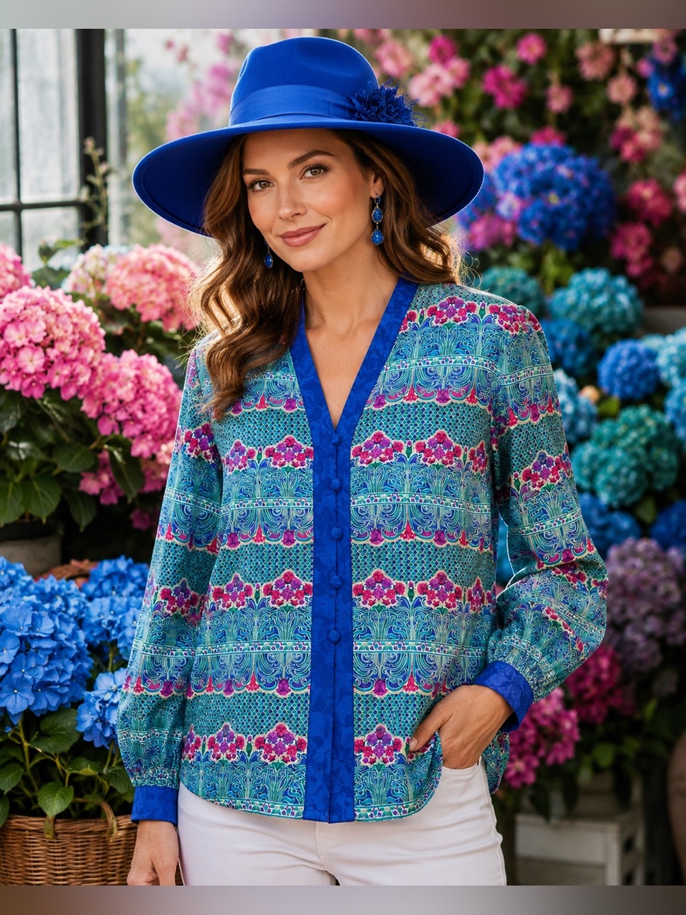 Adrianna Papell 100% Silk Blazer Size 12 NWOT Colorful Statement Jacket